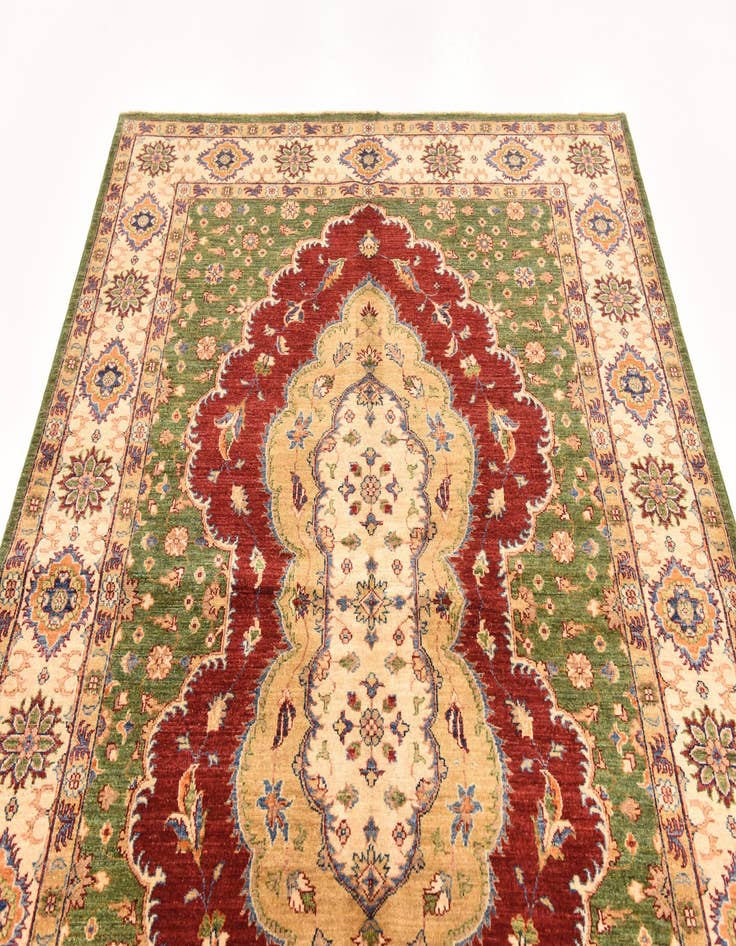 Detail image of 5' 10 x 8' 1  Hand Knotted Ariana Ziegler Rug