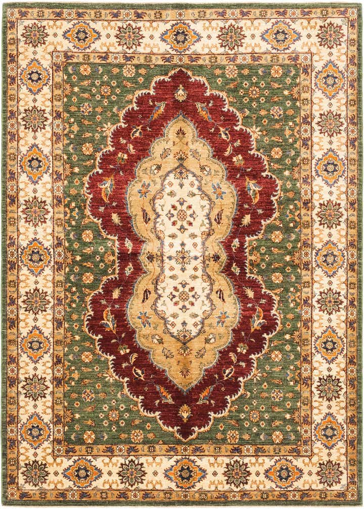 5' 10 x 8' 1 Hand Knotted Ariana Ziegler Rug
