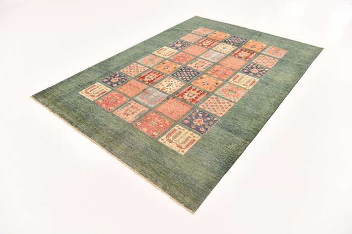 5' 9 x 8' 2 Hand Knotted Ariana Ziegler Rug