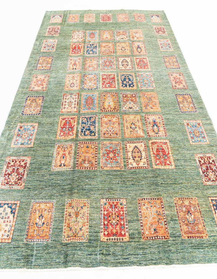 Detail image of 8' 1 x 9' 9 Hand Knotted Ariana Ziegler Rug