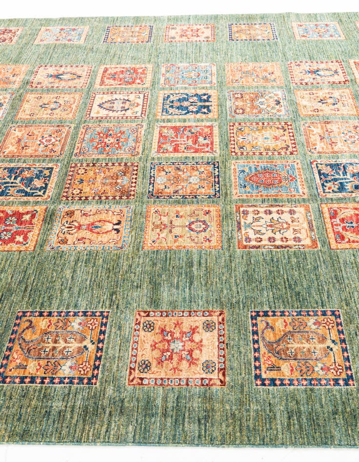 Detail image of 8' 1 x 9' 9 Hand Knotted Ariana Ziegler Rug