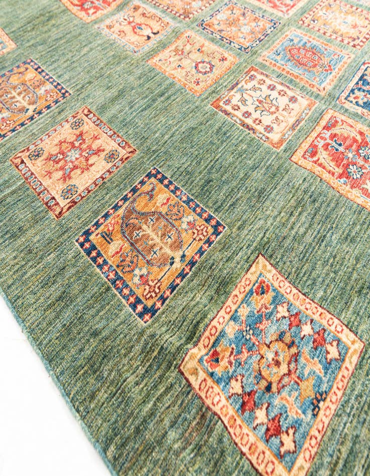 Detail image of 8' 1 x 9' 9 Hand Knotted Ariana Ziegler Rug