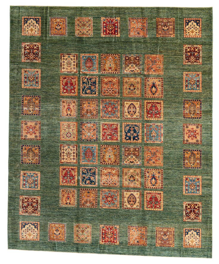 Detail image of 8' 1 x 9' 9 Hand Knotted Ariana Ziegler Rug