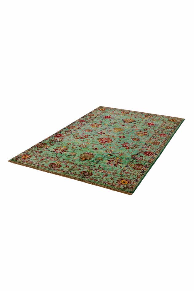 Detail image of 3' 11 x 6' Hand Knotted Ariana Ziegler Rug