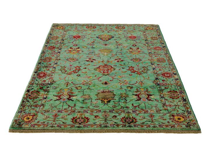 3' 11 x 6' Hand Knotted Ariana Ziegler Rug