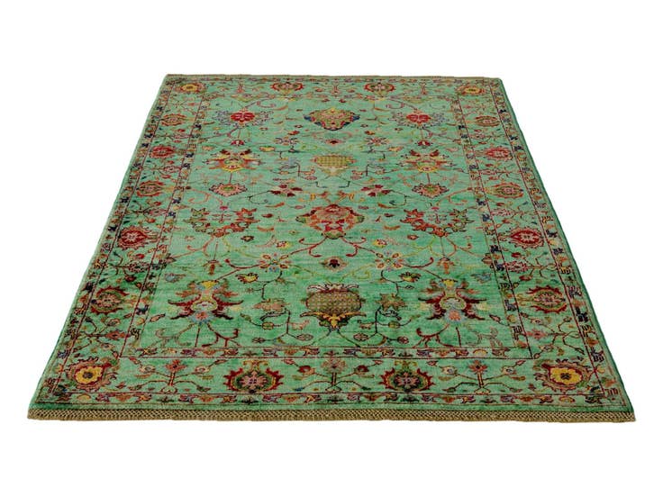 Detail image of 3' 11 x 6' Hand Knotted Ariana Ziegler Rug