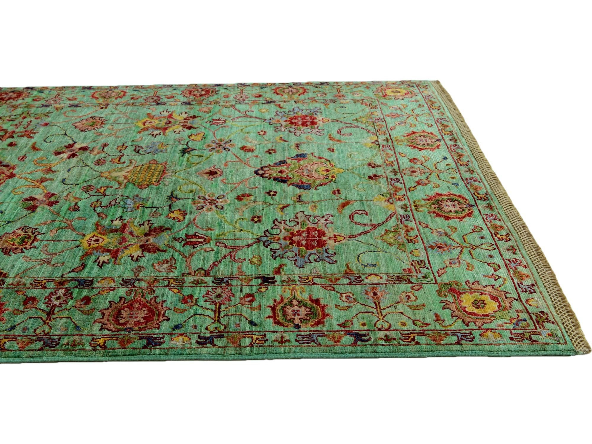 3' 11 x 6' Hand Knotted Ariana Ziegler Rug
