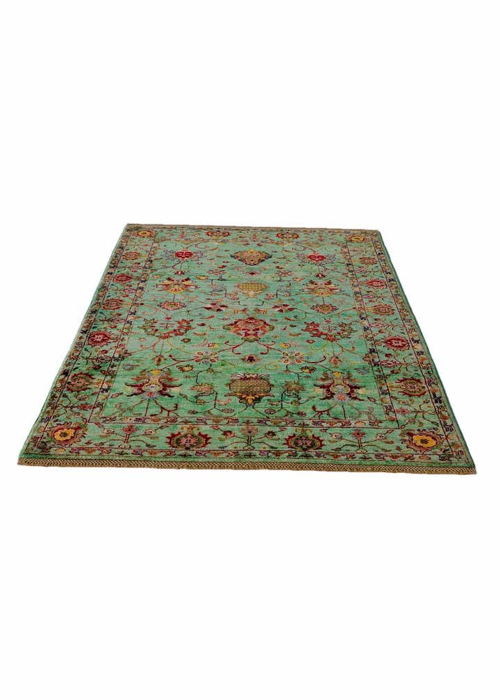 3' 11 x 6' Hand Knotted Ariana Ziegler Rug
