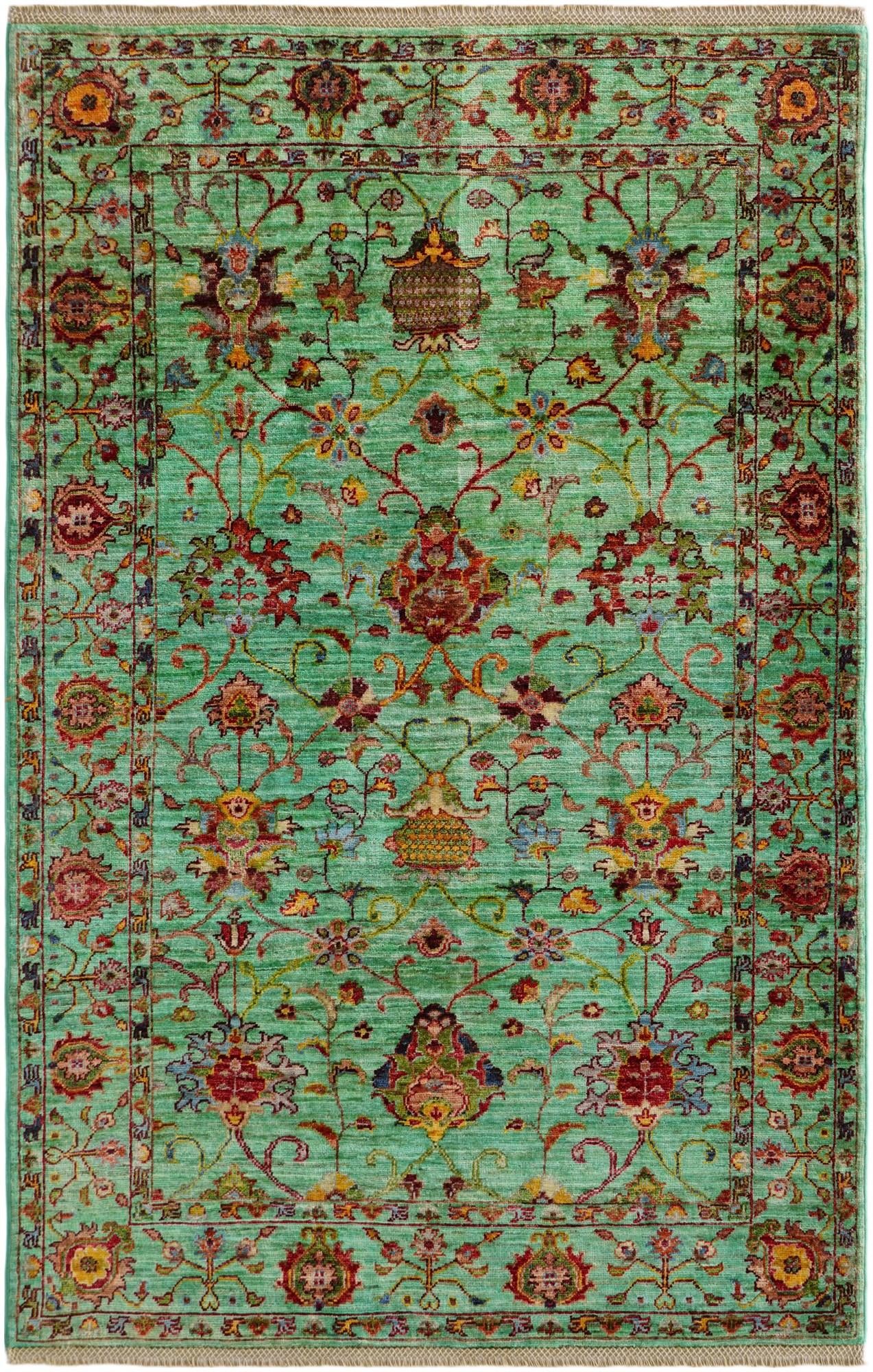 3' 11 x 6' Hand Knotted Ariana Ziegler Rug