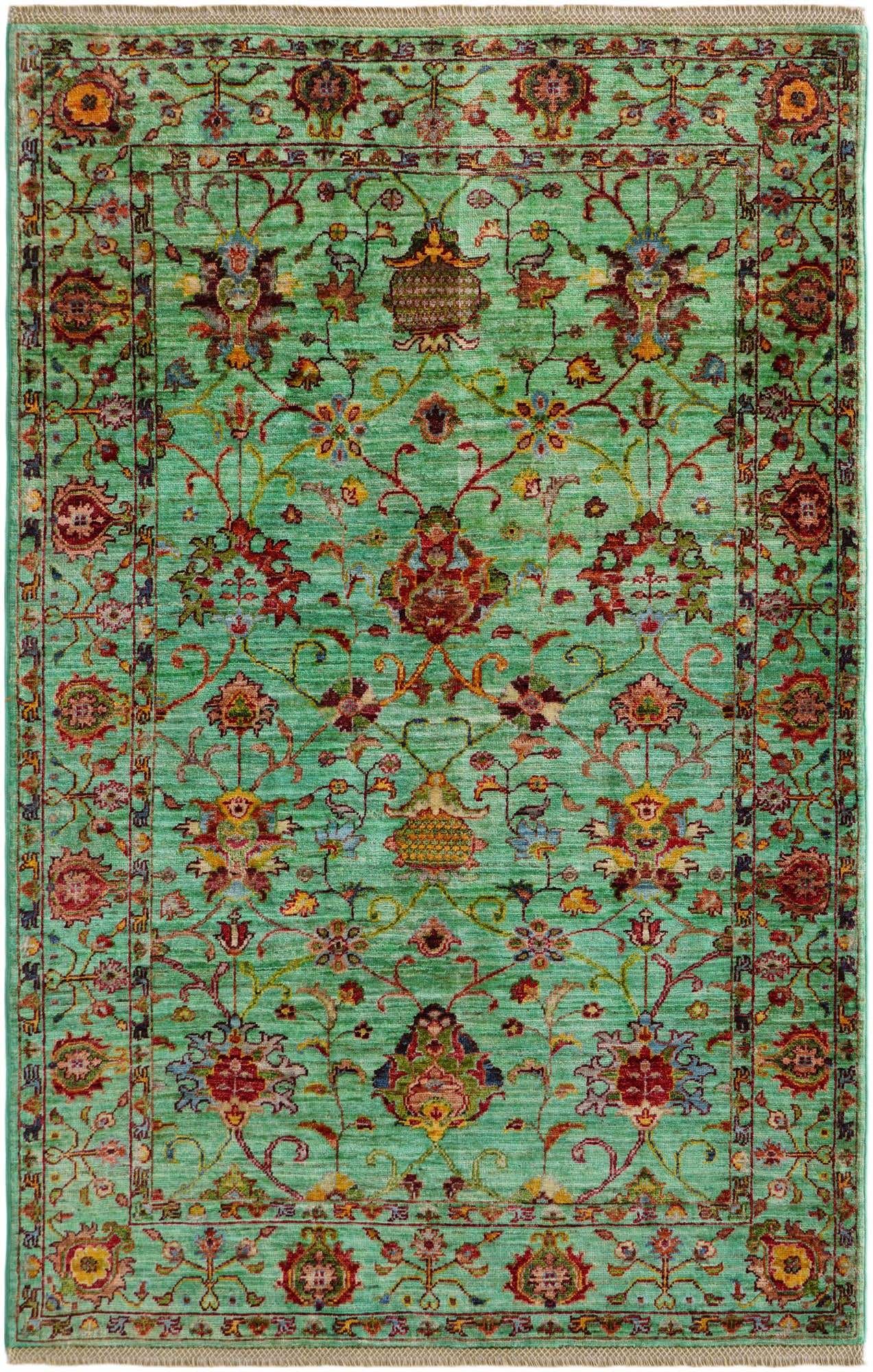 3' 11 x 6' Hand Knotted Ariana Ziegler Rug