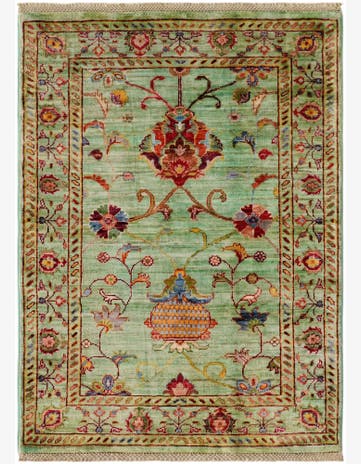 2' 11 x 4' 1 Hand Knotted Ariana Ziegler Rug