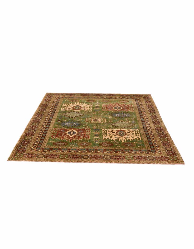 Detail image of 5' 1 x 6' 7 Hand Knotted Ariana Ziegler Rug