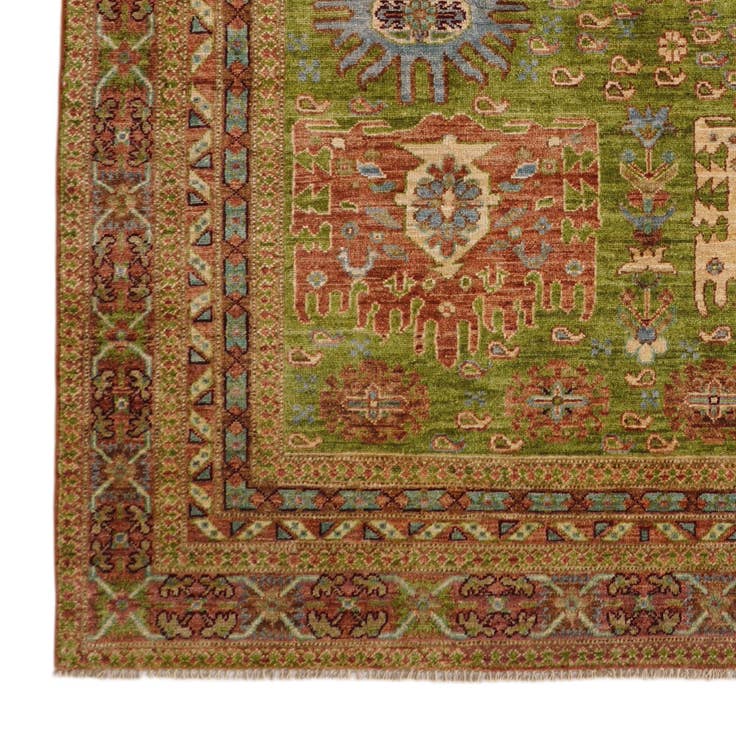 Detail image of 5' 1 x 6' 7 Hand Knotted Ariana Ziegler Rug