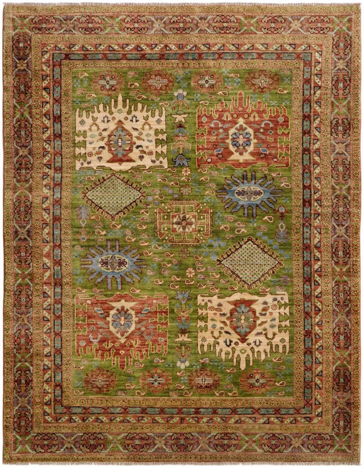 Detail image of 5' 1 x 6' 7 Hand Knotted Ariana Ziegler Rug