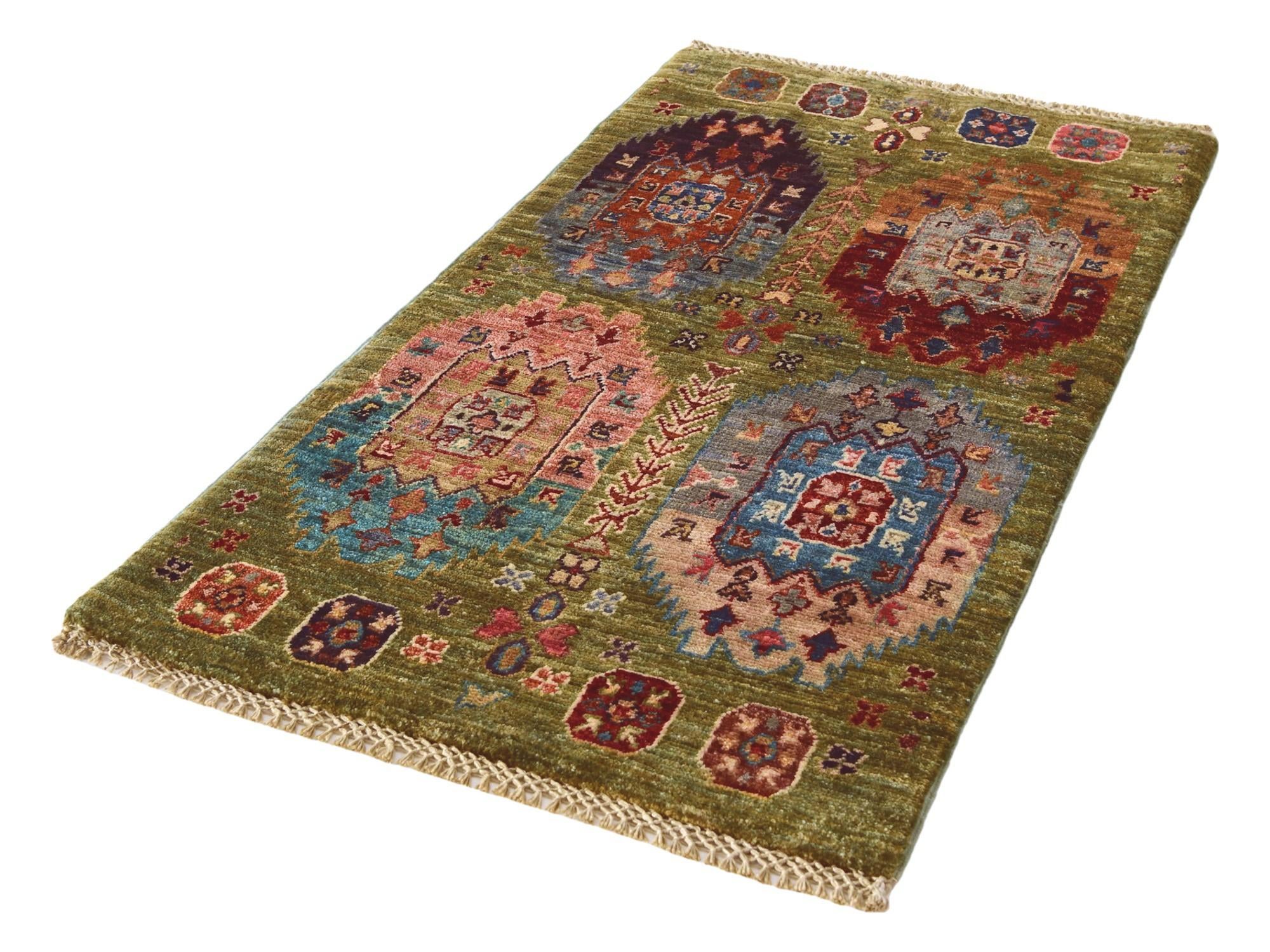 1' 10 x 3' 4 Hand Knotted Ariana Ziegler Rug