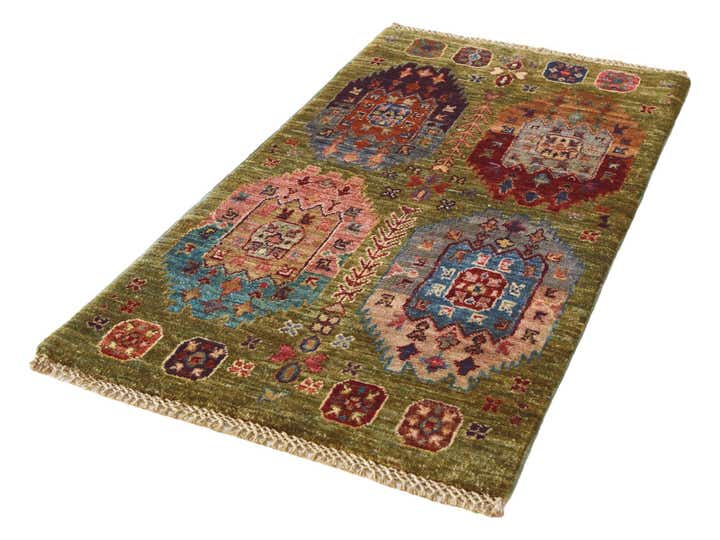 1' 10 x 3' 4 Hand Knotted Ariana Ziegler Rug