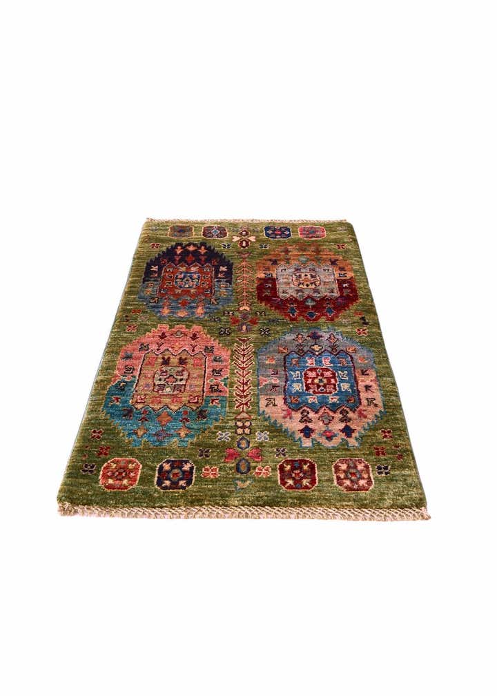 1' 10 x 3' 4 Hand Knotted Ariana Ziegler Rug