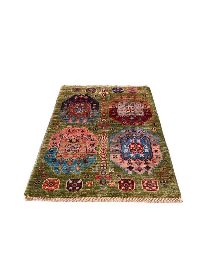 Detail image of 1' 10 x 3' 4 Hand Knotted Ariana Ziegler Rug