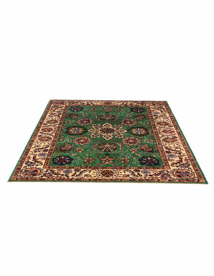Detail image of 5' 2 x 6' 7 Hand Knotted Ariana Ziegler Rug