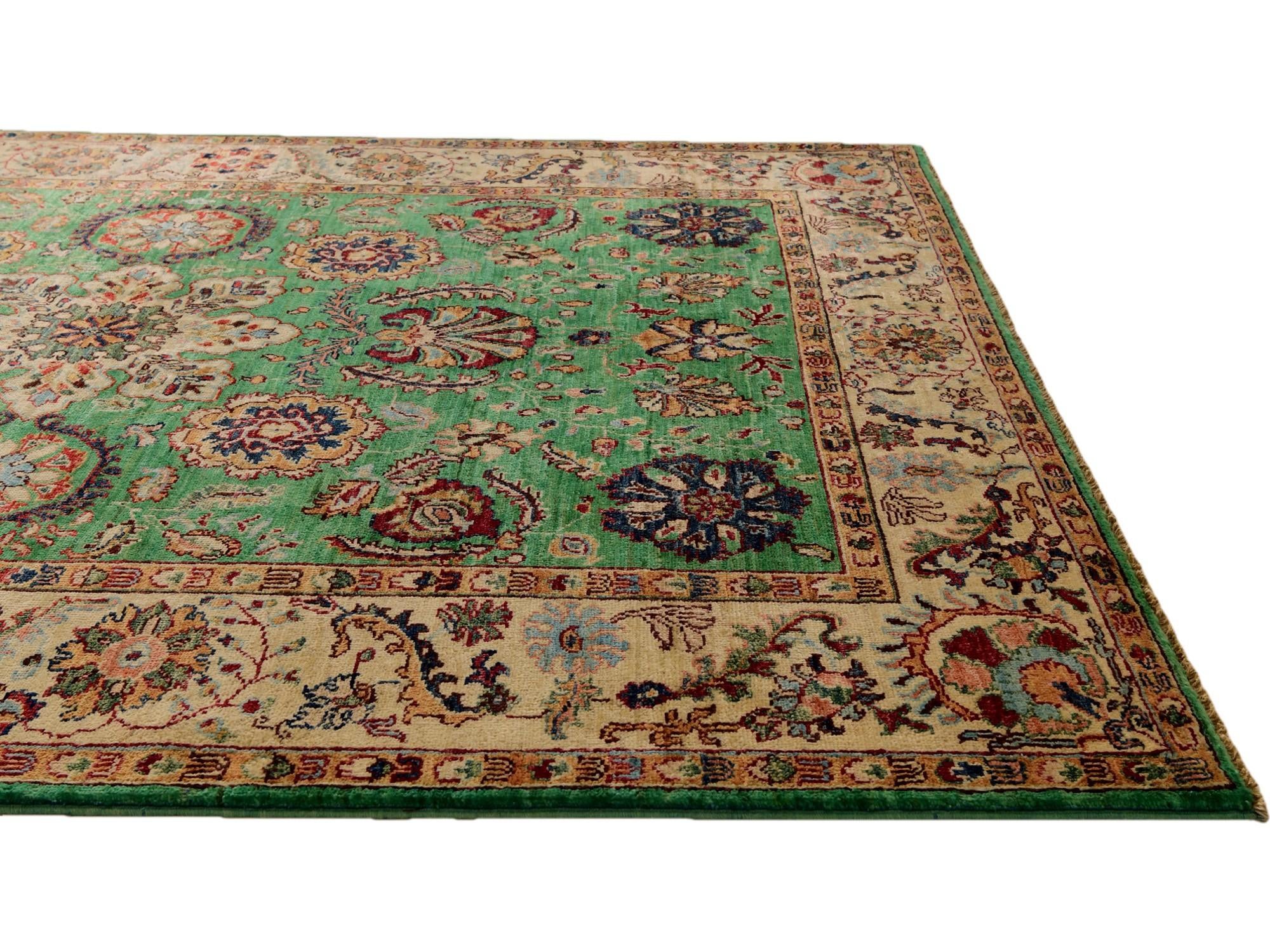 5' 2 x 6' 7 Hand Knotted Ariana Ziegler Rug