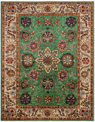 5' 2 x 6' 7 Hand Knotted Ariana Ziegler Rug