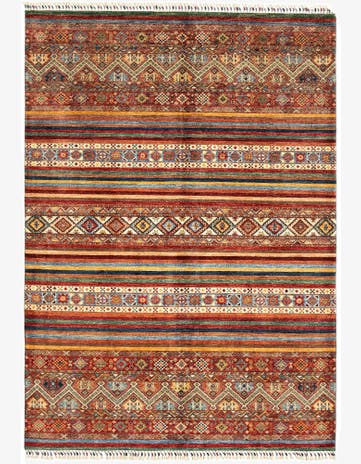5' 8 x 8' Ariana Ziegler Wool Rug