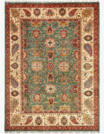 7' x 9' 9 Ariana Ziegler Wool Rug