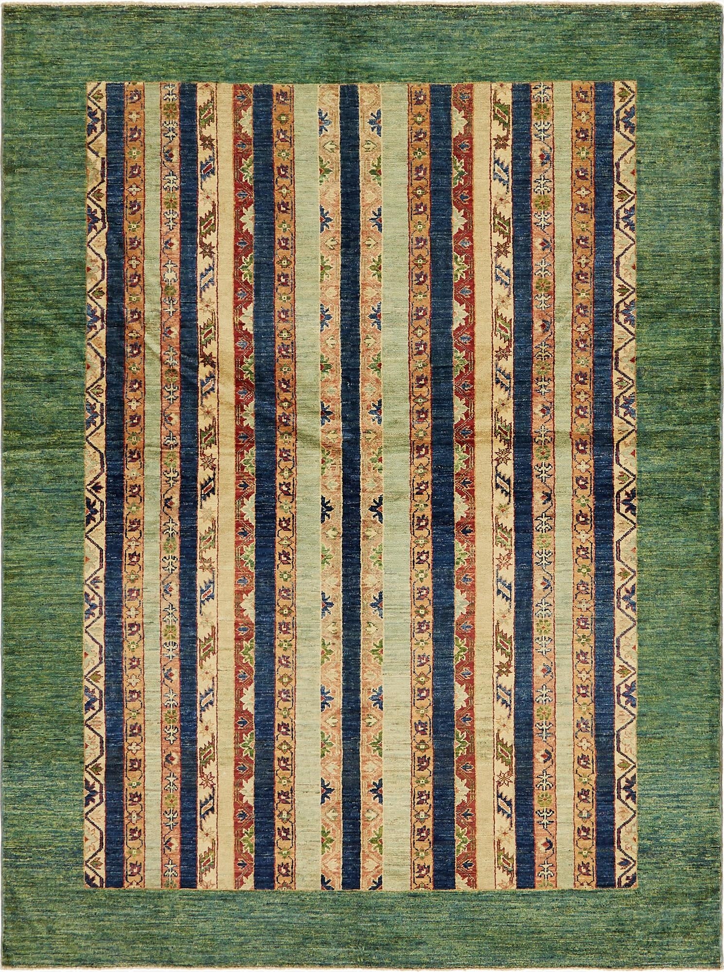 5' 8 x 7' 9  Hand Knotted Ariana Ziegler Rug