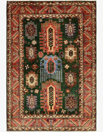 6' 7 x 9' 9 Hand Knotted Ariana Ziegler Rug