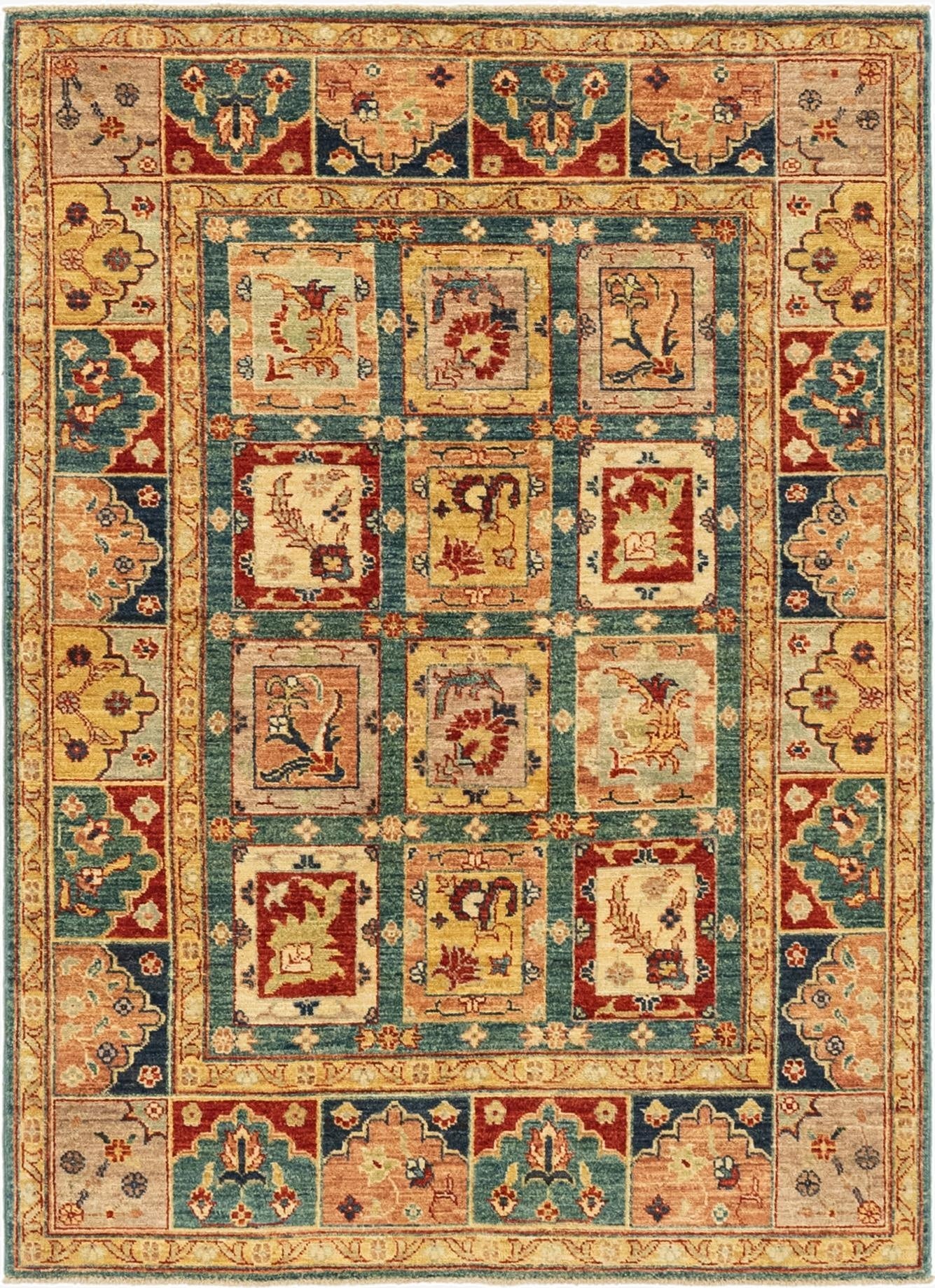 3' 10 x 5' 4  Hand Knotted Ariana Ziegler Rug