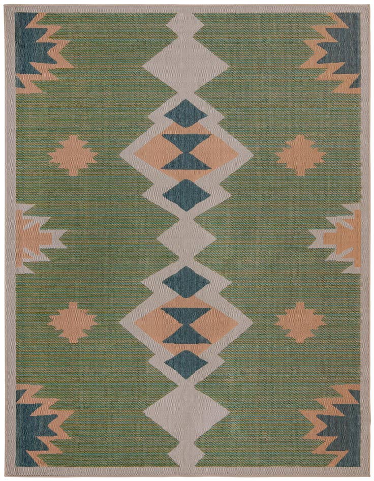 Detail image of 9' x 12' Easy-Clean Baja Indoor / Outdoor Rug