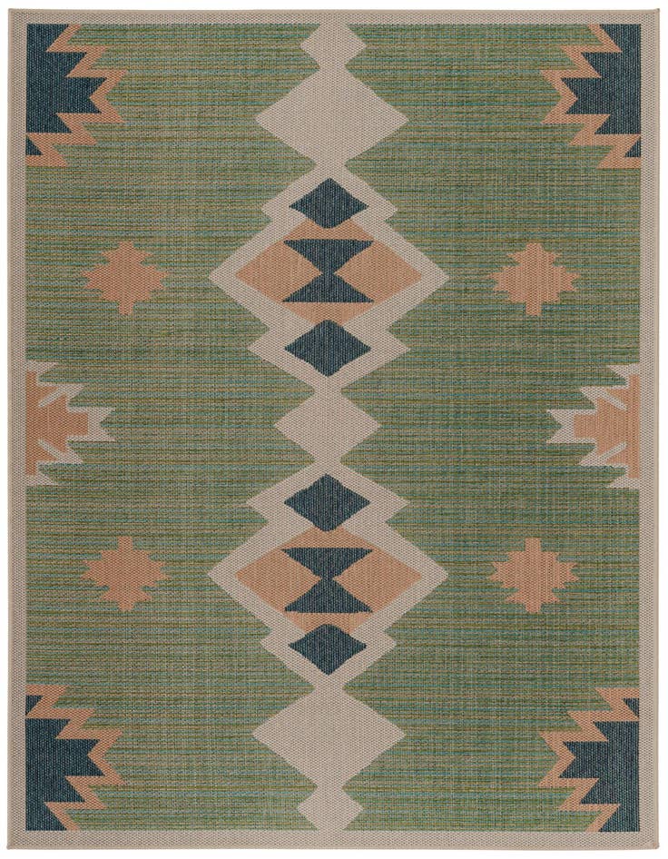 Detail image of 6' x 9' Easy-Clean Baja Indoor / Outdoor Rug
