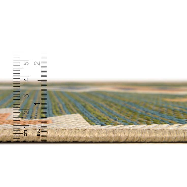 Detail image of 5' 3 x 7' 7 Easy-Clean Baja Indoor / Outdoor Rug