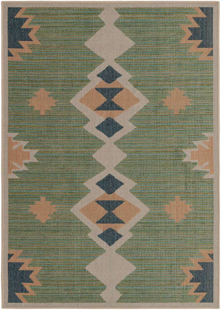 5' 3 x 7' 7 Easy-Clean Baja Indoor / Outdoor Rug