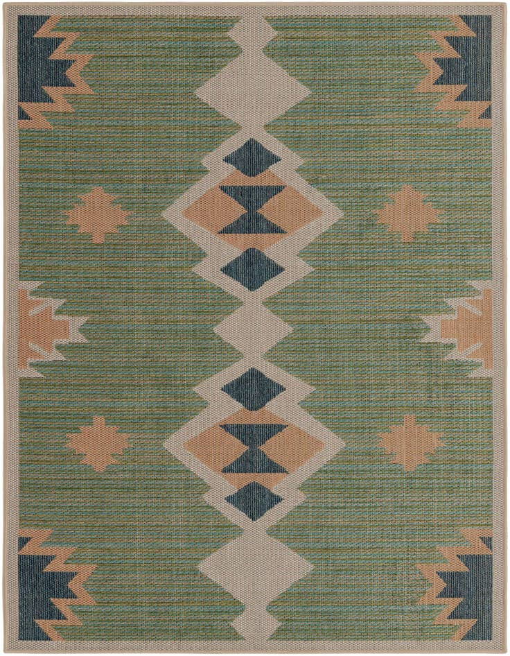 Detail image of 5' 3 x 7' 7 Easy-Clean Baja Indoor / Outdoor Rug