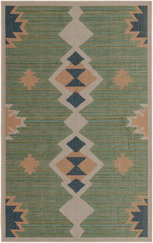 5' 3 x 7' 7 Easy-Clean Baja Indoor / Outdoor Rug
