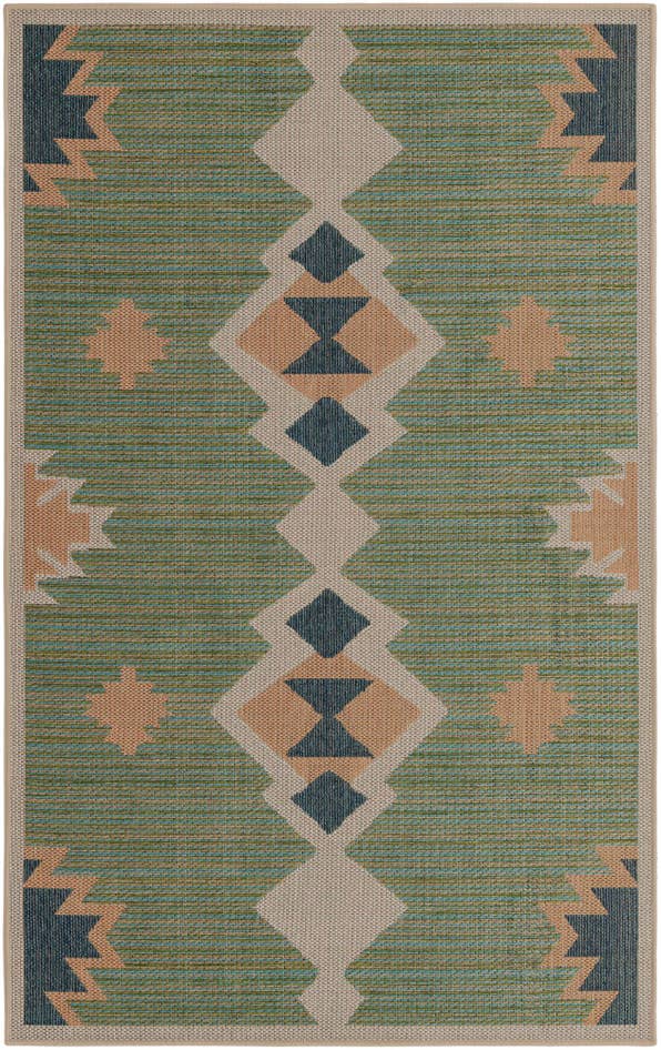 Detail image of 5' 3 x 7' 7 Easy-Clean Baja Indoor / Outdoor Rug