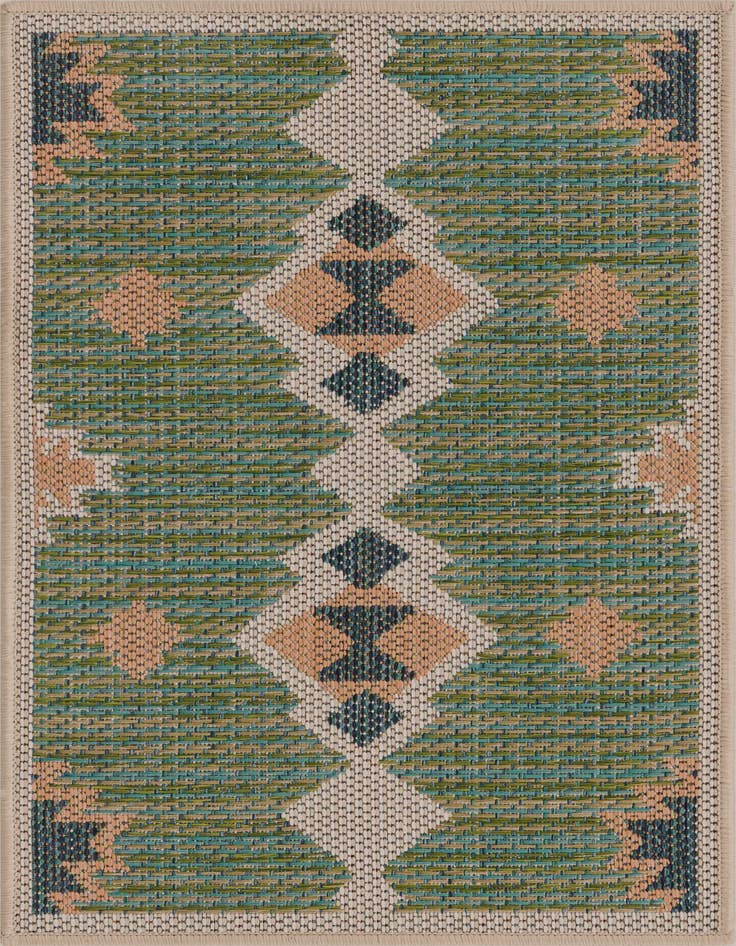 Detail image of 2' x 3' Easy-Clean Baja Indoor / Outdoor Rug