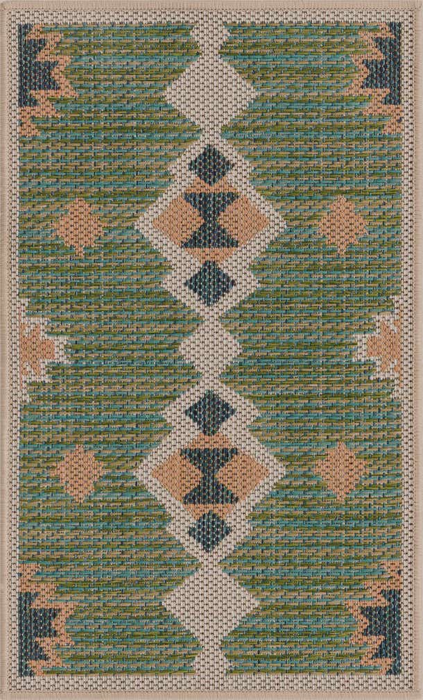 2' x 3' Easy-Clean Baja Indoor / Outdoor Rug