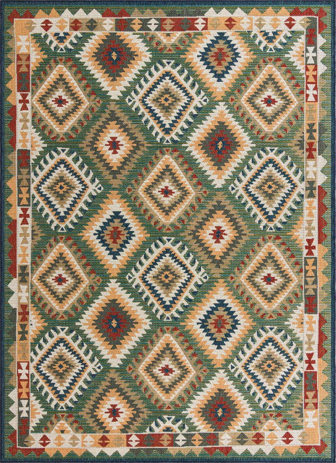 Detail image of 9' x 12' Easy-Clean Baja Indoor / Outdoor Rug