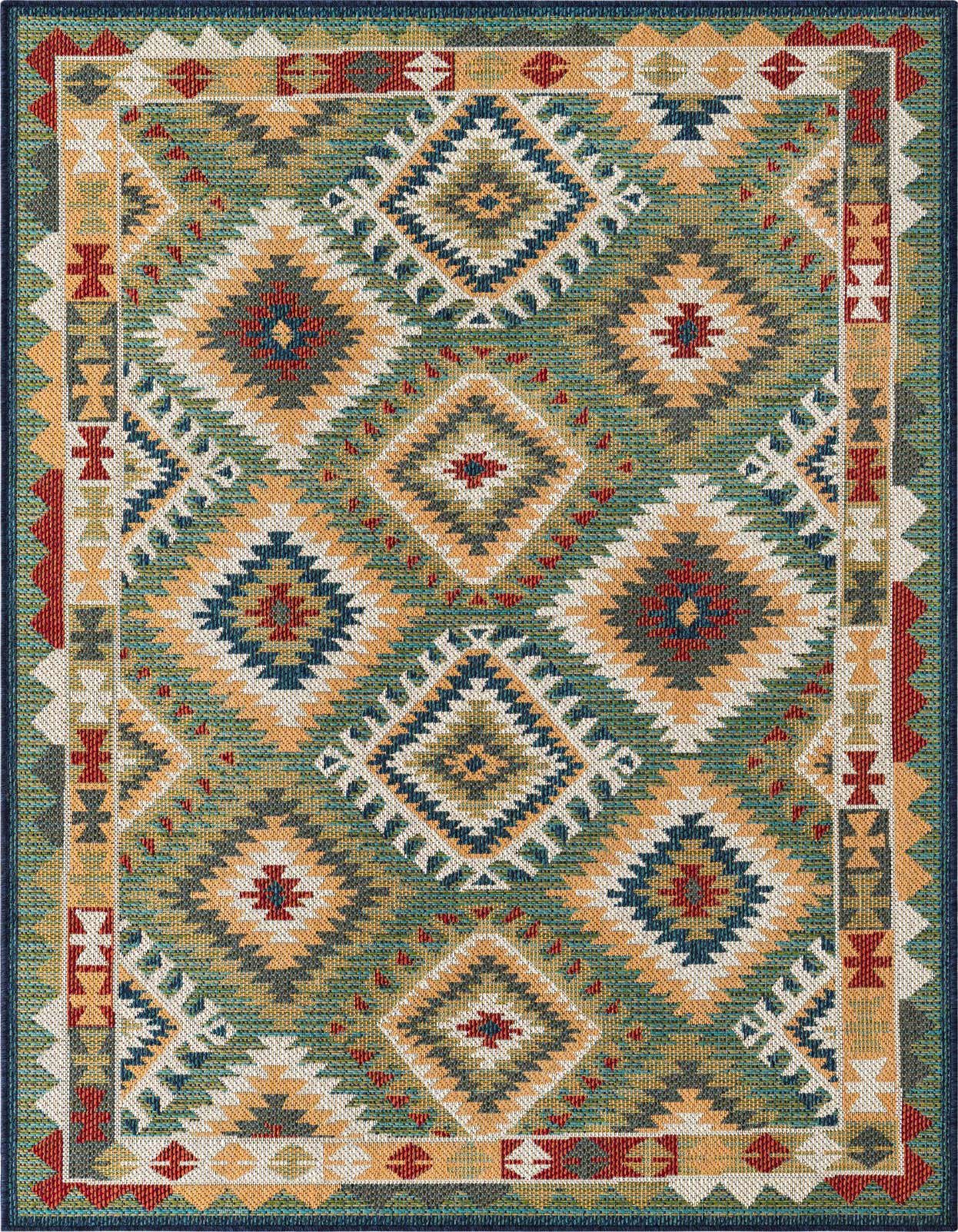5' 3 x 7' 7 Easy-Clean Baja Indoor / Outdoor Rug