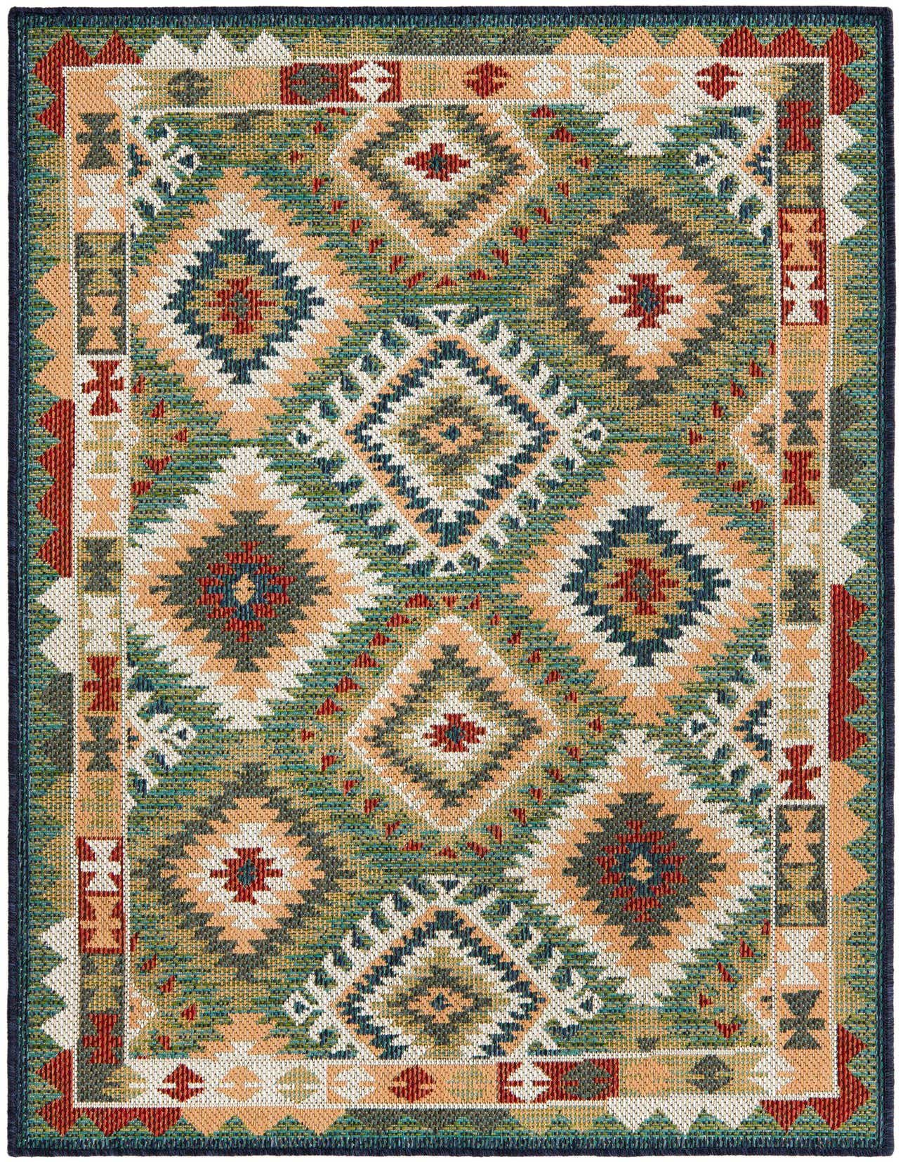 4' x 6' Easy-Clean Baja Indoor / Outdoor Rug