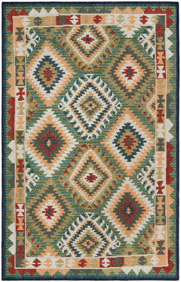 Detail image of 4' x 6' Easy-Clean Baja Indoor / Outdoor Rug