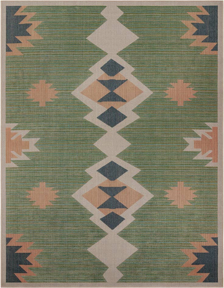Detail image of 10' x 13' Easy-Clean Baja Indoor / Outdoor Rug