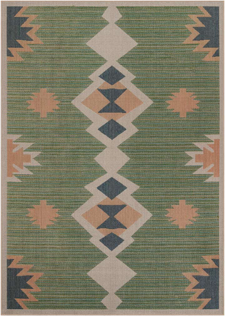 7' 10 x 11' Easy-Clean Baja Indoor / Outdoor Rug