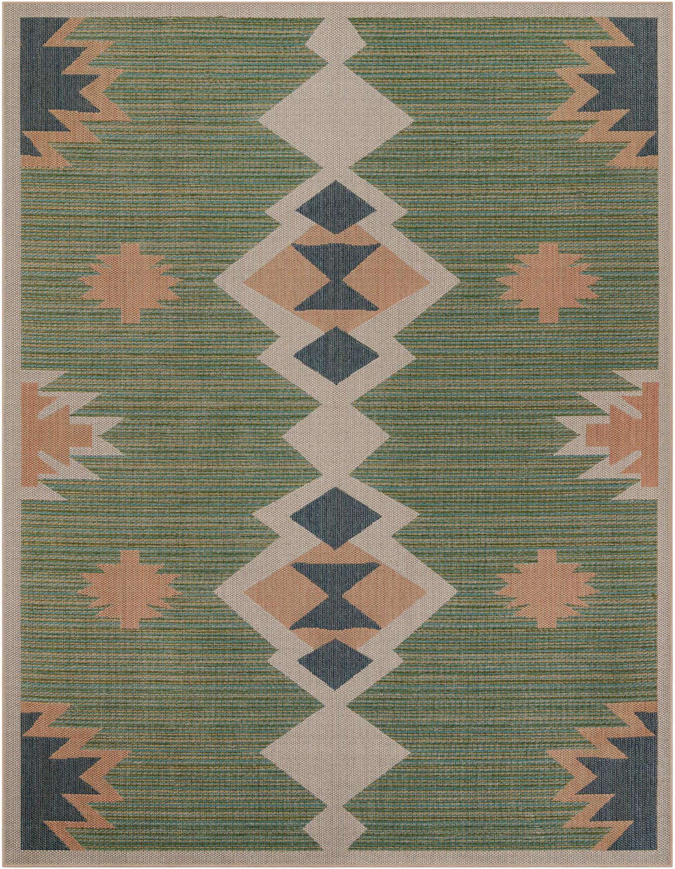 7' 10 x 11' Easy-Clean Baja Indoor / Outdoor Rug