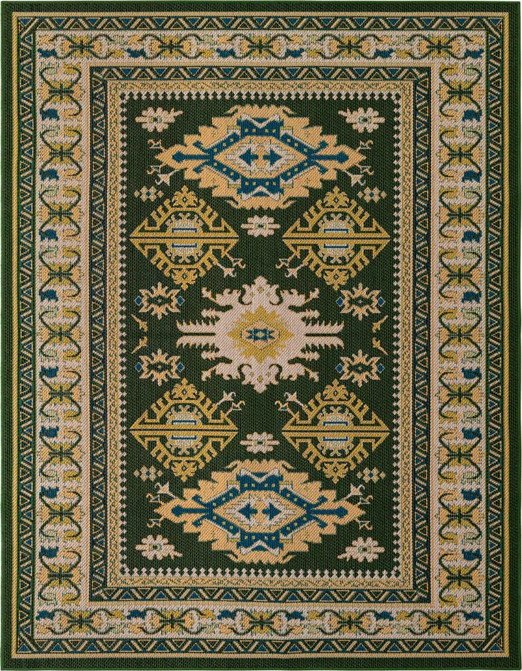 Detail image of 6' x 9' Easy-Clean Baja Indoor / Outdoor Rug
