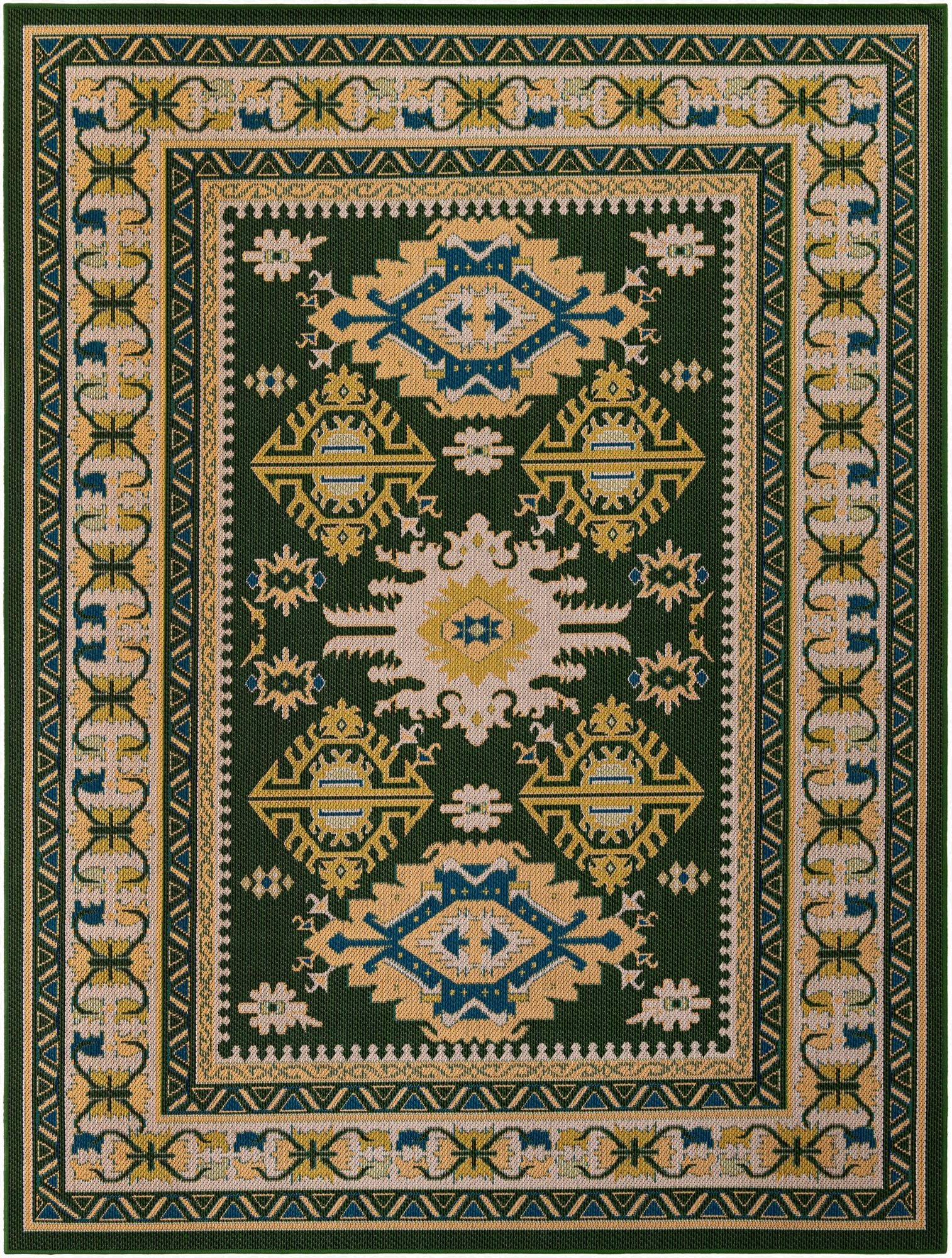 7' 10 x 10'  Washable Baja Indoor / Outdoor Rug