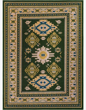 Green Easy-Clean Baja Indoor / Outdoor Rug