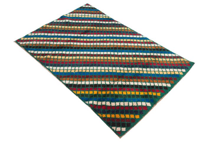 Detail image of 2' 10 x 4' 4 Hand Knotted Balouch Wool Rug
